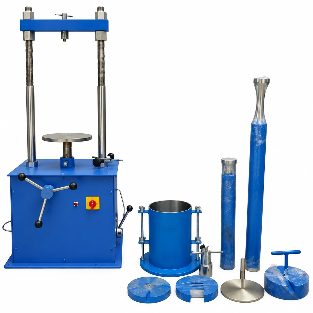 California Bearing Ratio CBR test apparatus