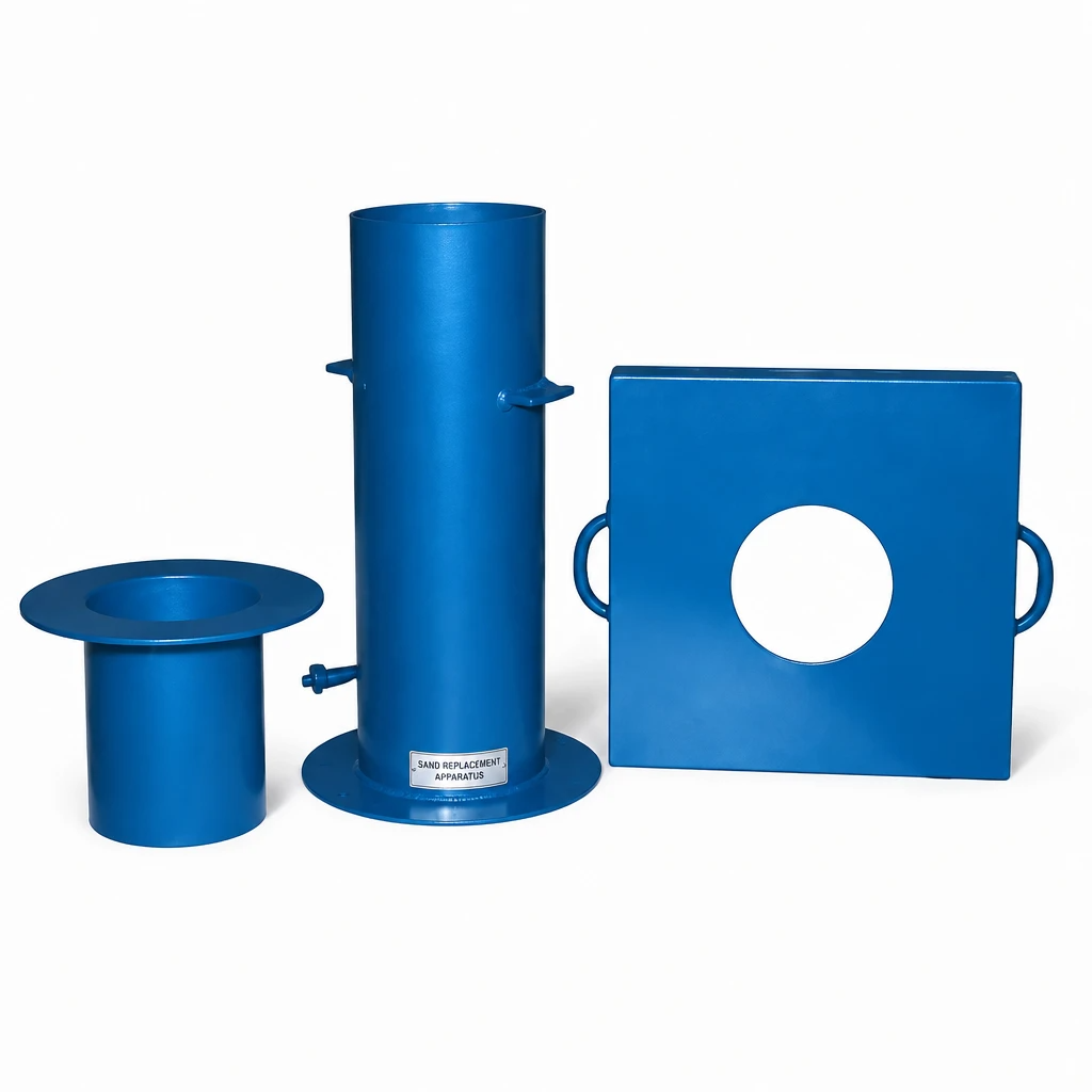 Sand replacement apparatus for field density testing