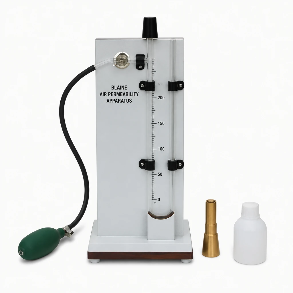 Blaine air permeability apparatus for cement fineness testing