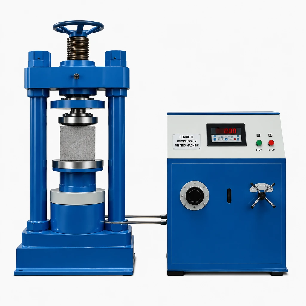 Concrete compression testing machine for concrete cube strength testing